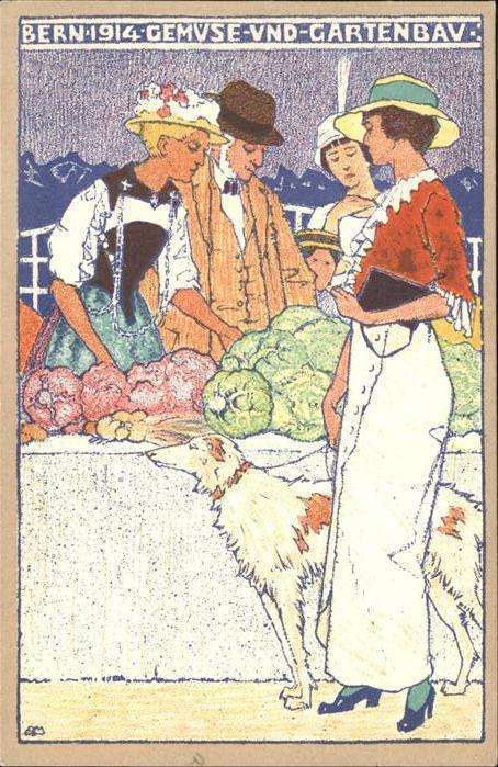 Landesausstellung Bern 1914 Gemüse Gartenbau