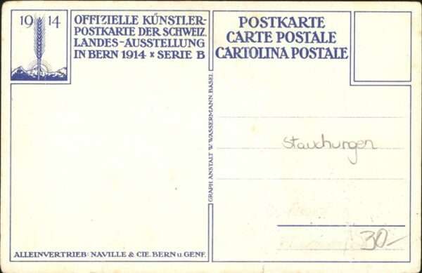 Landesausstellung Bern 1914 Schwiz Maschinen Industrie Zug – Bild 2