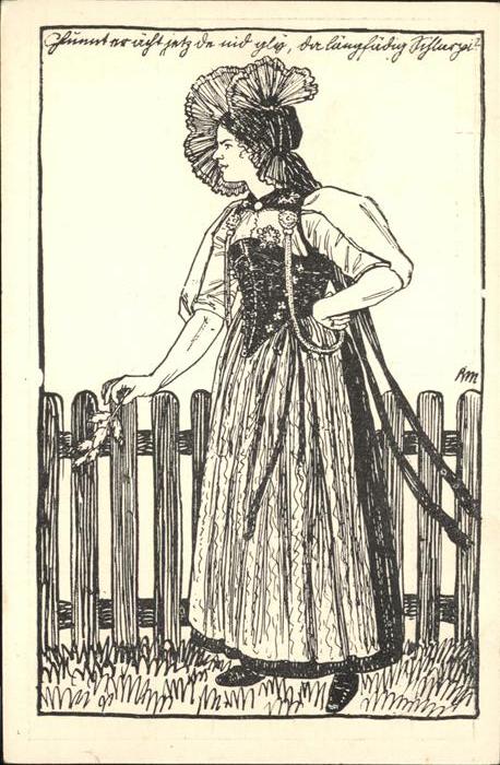 Landesausstellung Bern 1914 Trachten No 12