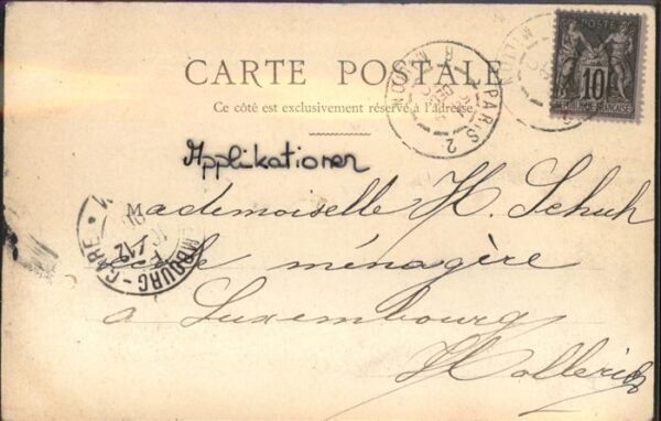 Exposition Universelle Paris 1900 Grand Palais Applikationen – Bild 2