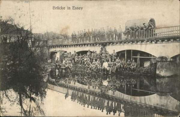 Essey-et-Maizerais Brücke 1. Weltkrieg Soldaten