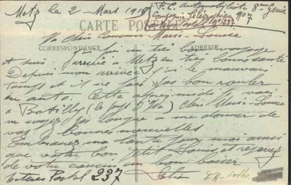 Metz  57 Moselle Marechal Foch Nov 1918 – Bild 2