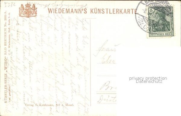 Verlag Wiedemann WIRO Nr. 2035 A Bad Bertrich – Bild 2