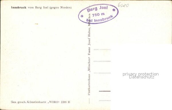 Verlag WIRO Wiedemann Nr. 2255 B Innsbruck – Bild 2