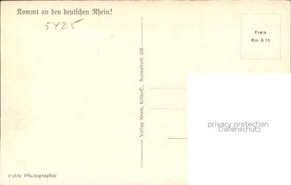 Foto Kratz Nr. 32 Burg Gutenfels Pfalz – Bild 2