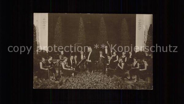Musikanten Orchester Geigen Cello Stempel Köln-Bay
