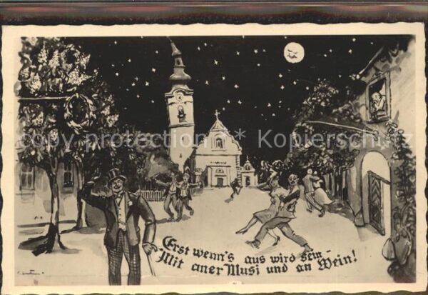 Wein Humor Tanz