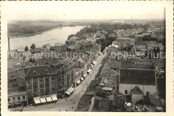 Osijek Croatia Panorama Fliegeraufnahme