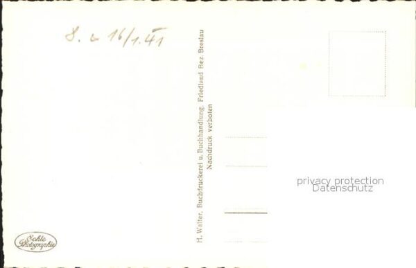 Friedland Breslau Ring Rathaus Kirchen – Bild 2