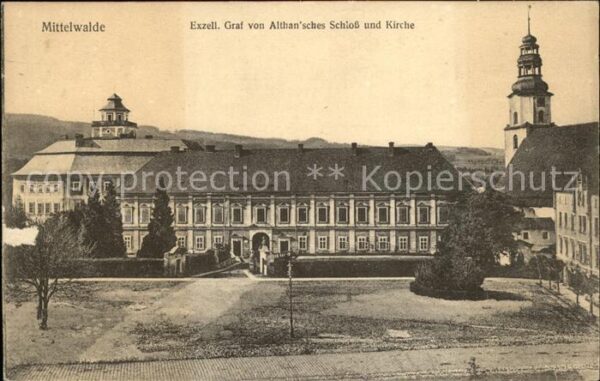 Mittelwalde Exzell. Graf Althansches Schloß Kirche