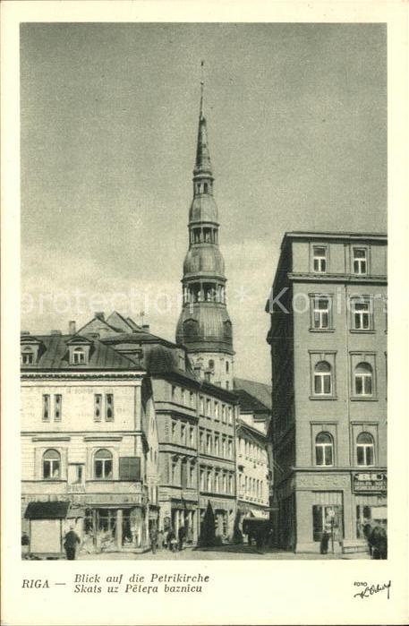 Riga Lettland Petrikirche