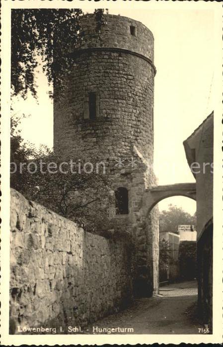 Loewenberg Niederschlesien Lwowek Slaski Hungerturm