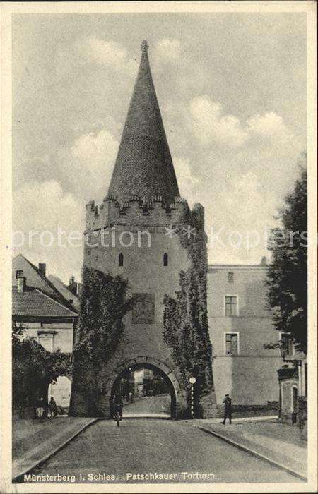 Oberschlesien Münsterberg Patschkauer Torturm