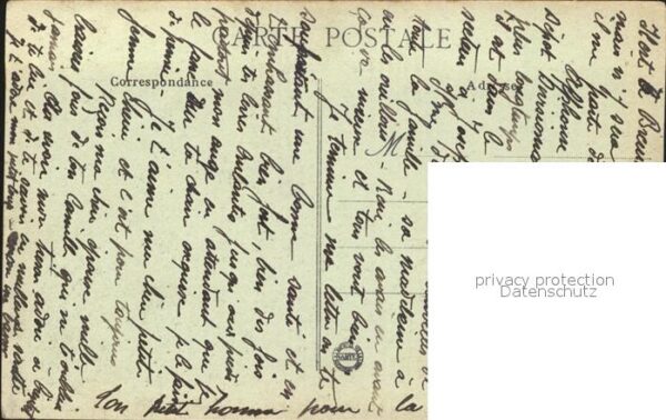 Militaria WK1 France Ruines – Bild 2