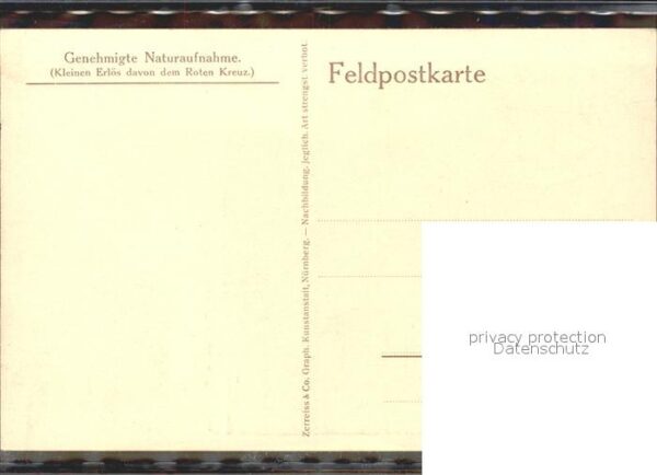 Kriege Granateinschlag in Nordfrankreich Weltk – Bild 2
