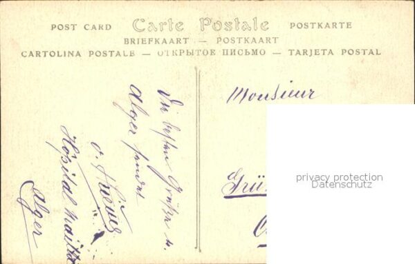 Alger Algerien Palais Consulaire et la Casbah Stempel – Bild 2