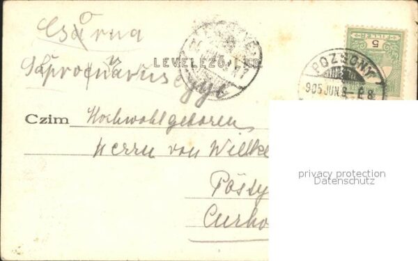 Bratislava Pressburg Pozsony Csardas Wirtshaus Künstlerkarte – Bild 2