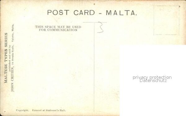 Malta Dghaisas Ferry Boats Künstlerkarte Malt – Bild 2