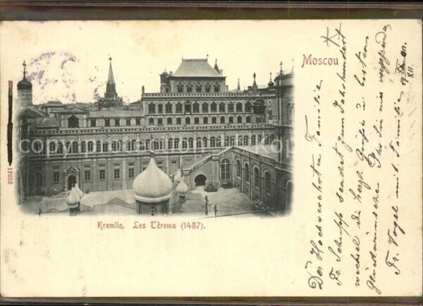 Moscou Moskau Kremlin Les Terems Kreml Palast