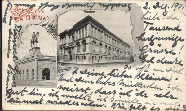 Chicago Illinois Grant Memorial Public Library
