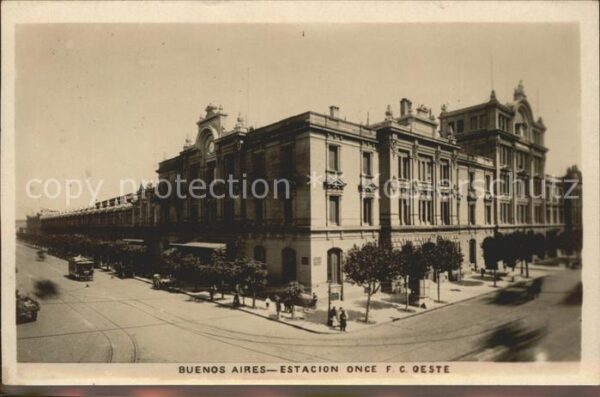 Buenos Aires Estacion Once F. C. Oeste