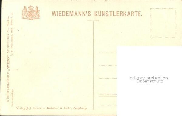 Verlag Wiedemann WIRO Nr. 2146 A Augsburg Partie beim Unteren Gra – Bild 2