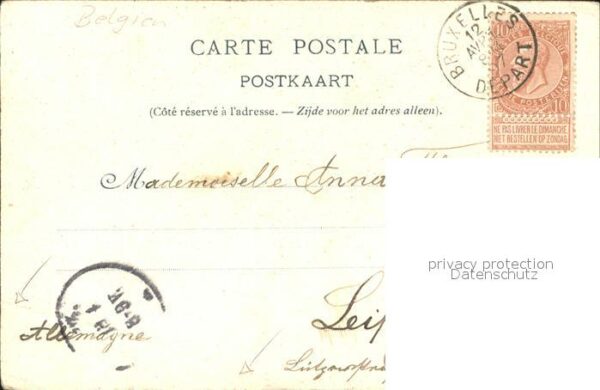 Exposition Internationale Bruxelles 1897 Bruxelles Kermesse – Bild 2