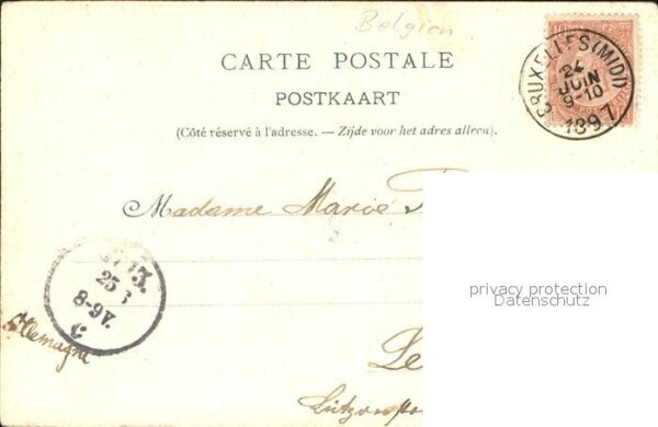 Exposition Internationale Bruxelles 1897 Bruxelles Kermesse – Bild 2