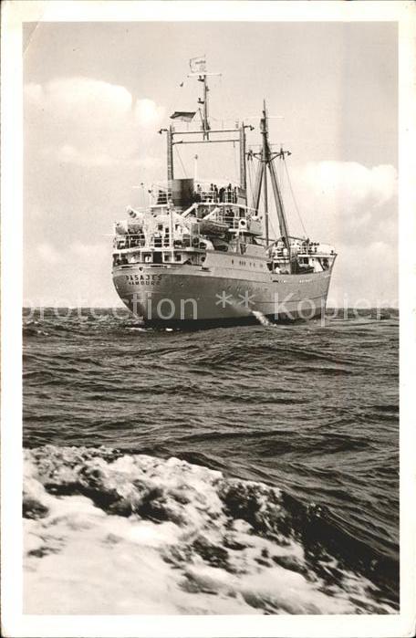 Dampfer Oceanliner Hamburg M.S. Pasajes