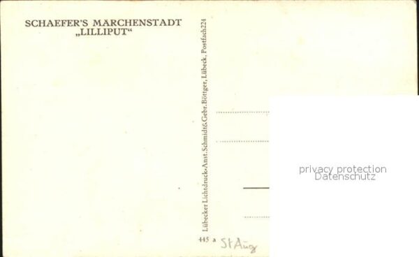 Kuriosum Schaefer's Märchenstadt Lilliput Gruppe – Bild 2