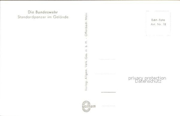 Panzer Tank Standardpanzer Gelände Bundeswehr – Bild 2