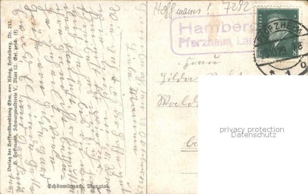 Hoffmann Heinrich Schönmünzach Murgtal Nr. 233 – Bild 2