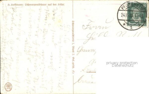 Hoffmann Heinrich Schwarzwaldhaus auf der Höhe – Bild 2