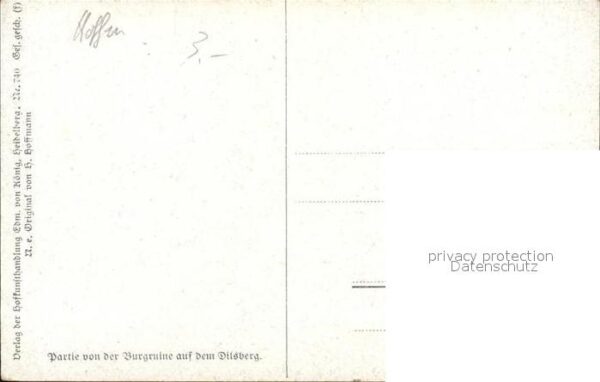 Hoffmann Heinrich Burgruine Dilsberg Nr. 740 – Bild 2