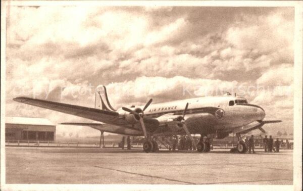 Flugzeuge Zivil Air France Douglas D C 4