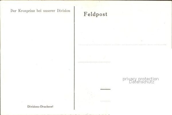 Adel Preussen Kronprinz Wilhelm Division – Bild 2
