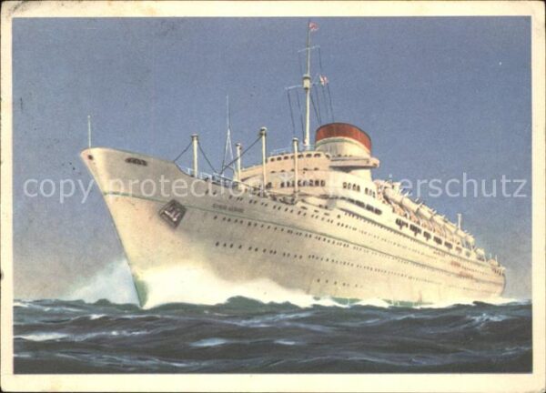 Dampfer Oceanliner M/N Giulio Cesare