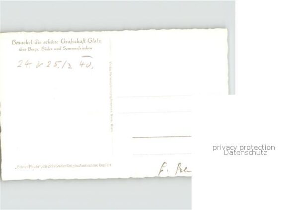 Glatz Niederschlesien Gesamtansicht Festungsstadt – Bild 2