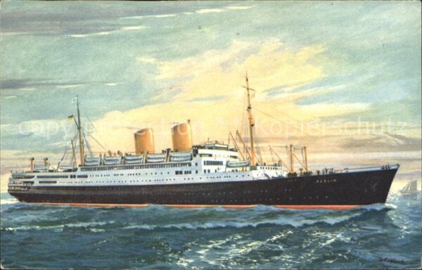 Dampfer Oceanliner MS. Berlin