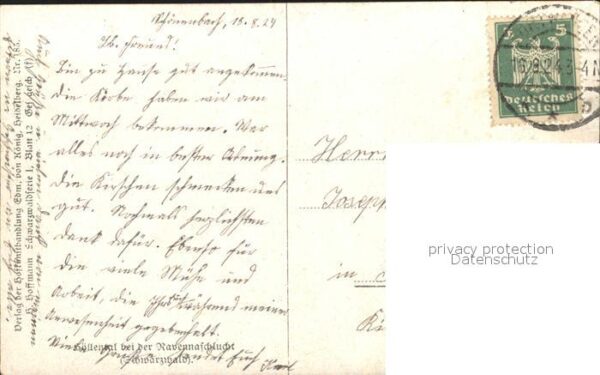 Hoffmann Heinrich Höllental Ravennaschlucht Nr. 185 – Bild 2