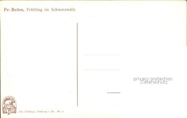 Reiss Fritz Frühling im Schwarzwald Elchlepp Verlag – Bild 2
