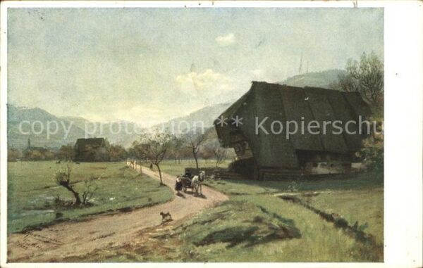 Hasemann W. Abend im Schwarzwald Nr. 4 Schwarzwaldh