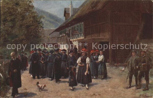 Trachten Schwarzwald Nach der Kirche Nr. 194 Trachten Jäger