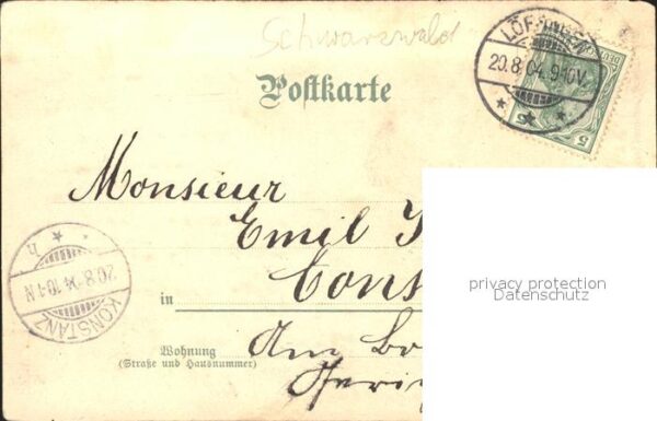 Trachten Baden Altenheim Kinzigtal Litho – Bild 2