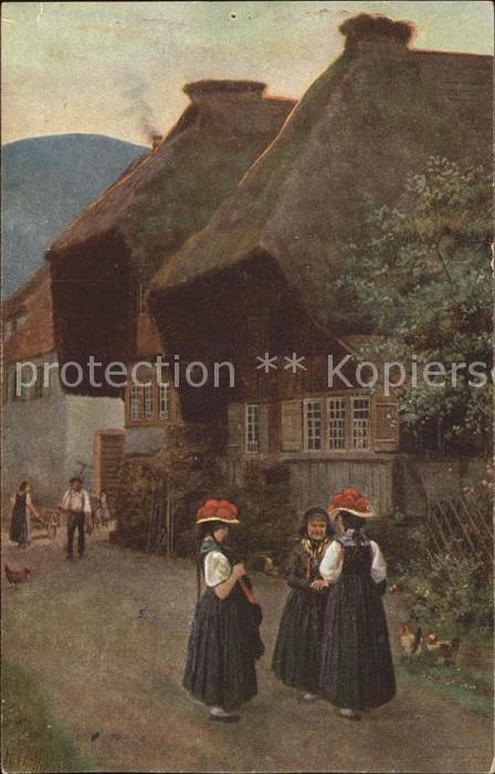Hoffmann Heinrich Dorfstrasse im Schwarzwald Nr. 193 Frau