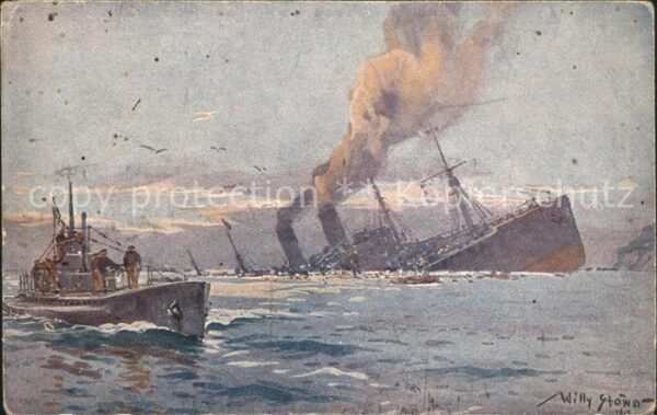 Stoewer Willy Tegel Marine Versenkung Truppentransportdampf
