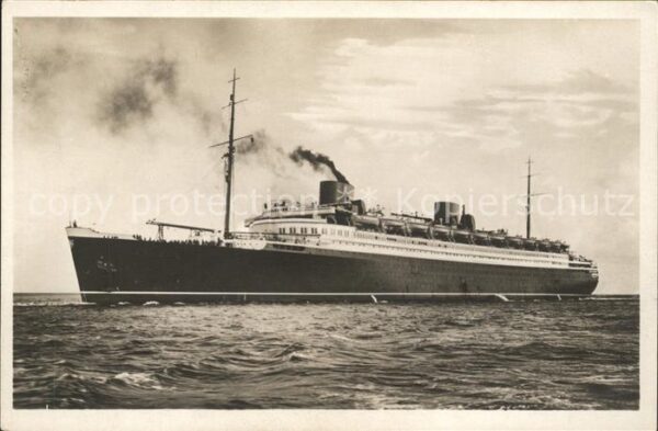 Dampfer Oceanliner Turbinen-Schnelldampfer Bremen