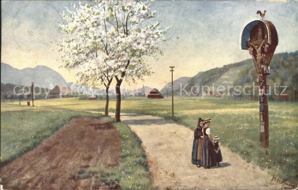 Hoffmann Heinrich Sonntag-Morgen im Frühling Elzach Bilds