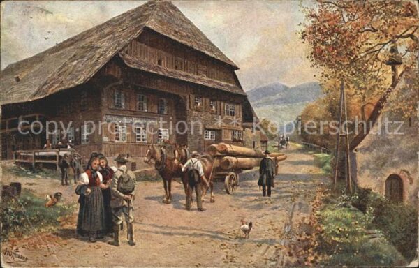 Hoffmann Heinrich Gasthaus zum Himmelreich Nr. 211 Schwar