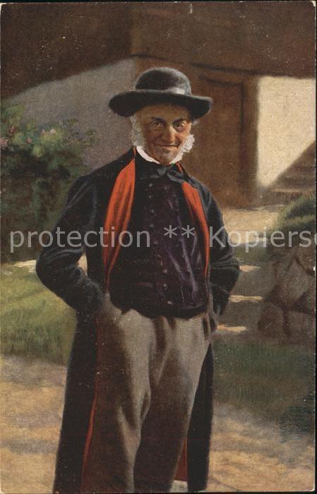 Hoffmann Heinrich Der Dorfschulze Tracht